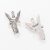 Tibetan Style Alloy Pendants TIBEP-Q063-73AS-RS-1