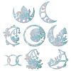 Waterproof PVC Colored Laser Stained Window Film Adhesive Stickers DIY-WH0256-020-1