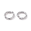 Tarnish Resistant 304 Stainless Steel Open Jump Rings STAS-F191-12P-B-3