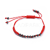 Adjustable Nylon Cord Braided Bead Bracelets BJEW-JB04426-01-1