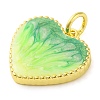 Brass Enamel Pendants KK-S401-17G-E-2