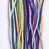 Spray Painted Non-magnetic Synthetic Hematite Beads Strands G-T124-12C-2