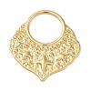 Brass Pendants X-KK-O100-04G-1