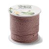 20M Polyester Braided Cord for Jewelry Making OCOR-G015-04A-20-2