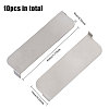 CHGCRAFT 10Pcs 304 Stainless Steel Jewerly Tool TOOL-CA0001-29-2