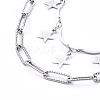 304 Stainless Steel Chain Tiered Necklaces NJEW-JN02828-3