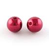 ABS Plastic Imitation Pearl Round Beads SACR-S074-16mm-A38-1