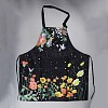 Flower Pattern Polyester Sleeveless Apron AJEW-WH20020-210B-1