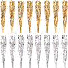 160Pcs 2 Colors Iron Bead Cones IFIN-SC0001-72-1