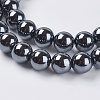Non-Magnetic Synthetic Hematite Beads Strands G-H1071-1-3