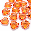 Transparent Acrylic Pendants TACR-T024-03B-921-1