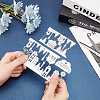 Carbon Steel Cutting Dies Stencils DIY-WH0170-353-4