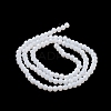 Imitation Jade Glass Bead Strands GLAA-F001-3x2mm-10-3