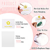 100Pcs Rectangle Clear Polypropylene Cellophane Bags CDIS-TA0001-37A-5
