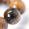 Grade AB Natural Tiger Eye Round Bead Strands X-G-E334-10mm-17-4