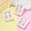 Star Glass Ear Fake Plugs EJEW-H105-23G-C-2