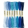 8 Skeins 8 Colors 6-Ply Polyester Embroidery Floss PW-WG88461-06-1