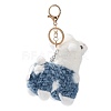 Cute Alpaca Cotton Keychain KEYC-A012-02D-2