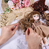 5Pcs 5 Styles  High Temperature Fiber Long Pear Perm Hairstyle Doll Wig Hair DIY-GL0005-63B-5