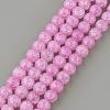 Synthetic Crackle Quartz Beads Strands GLAA-S134-10mm-03-1