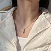 Tulip Alloy Enamel Pendant Necklaces FS-WGE671B-01-2