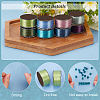 Nylon Beading Thread NWIR-WH0005-10U-4