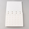 4 Pages Felt Shoe Charms Collection Binder Book ODIS-WH0030-49B-2
