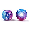 Drawbench Glass Round Beads GLAD-WH0001-01-16-2