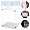 Transparent Acrylic Minifigures Display Case ODIS-WH0043-92A-4