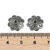 Tibetan Style Bead Caps TIBEB-00955-B-RS-3