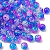 50G Transparent Crackle Acrylic Beads CACR-YW0001-01D-2