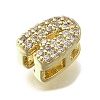 Brass Micro Pave Cubic Zirconia Pendants KK-D295-32G-3