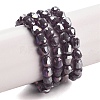 Electroplate Glass Beads Strands EGLA-D030-P4mm-B06-2