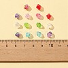 700Pcs 14 Style Bicone AB Color Plated Eco-Friendly Transparent Acrylic Beads TACR-FS0001-32-3