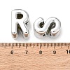 UV Plating Acrylic European Beads MACR-L015-19B-3