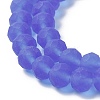 Transparent Glass Beads Strands X1-EGLA-A034-T8mm-MD31-4