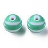 Opaque Striped Acrylic Beads MACR-S373-27C-11-2