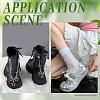 4Pcs 2 Styles Star Alloy Charms Boot Strap Chains AJEW-CP0006-44-4