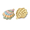 304 Stainless Steel Enamel Pendants X-STAS-L299-25G-06-2