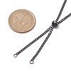 Adjustable 304 Stainless Steel Curb Chains Necklaces Making AJEW-JB01214-03-2