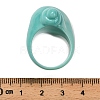 Resin Finger Rings for Women RJEW-G356-01A-3