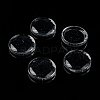 18MM Double-side Flat Round Transparent Glass Cabochons for Photo Craft Jewelry Making X-GGLA-S601-1-6