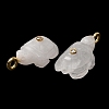 Natural Quartz Crystal Carved Pendants G-H357-03G-14-2
