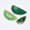 Natural Agate Slices Big Pendants G-E022-11-1