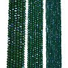 Electroplate Opaque Solid Color Glass Beads Strands EGLA-A044-P6mm-L09-2