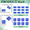300Pcs 2 Styles 2-Hole Baking Paint Glass Seed Beads SEED-ME0001-08A-2