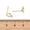 Brass Stud Earring Findings KK-S348-115-3