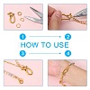 Tibetan Style Hook and Eye Clasps LS-GLF1277Y-NF-3