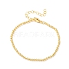 Brass Beaded Bracelets for Women BJEW-C140-20G-4