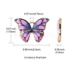 12Pcs 6 Colors Printed Alloy Pendants FIND-FS0001-28-6